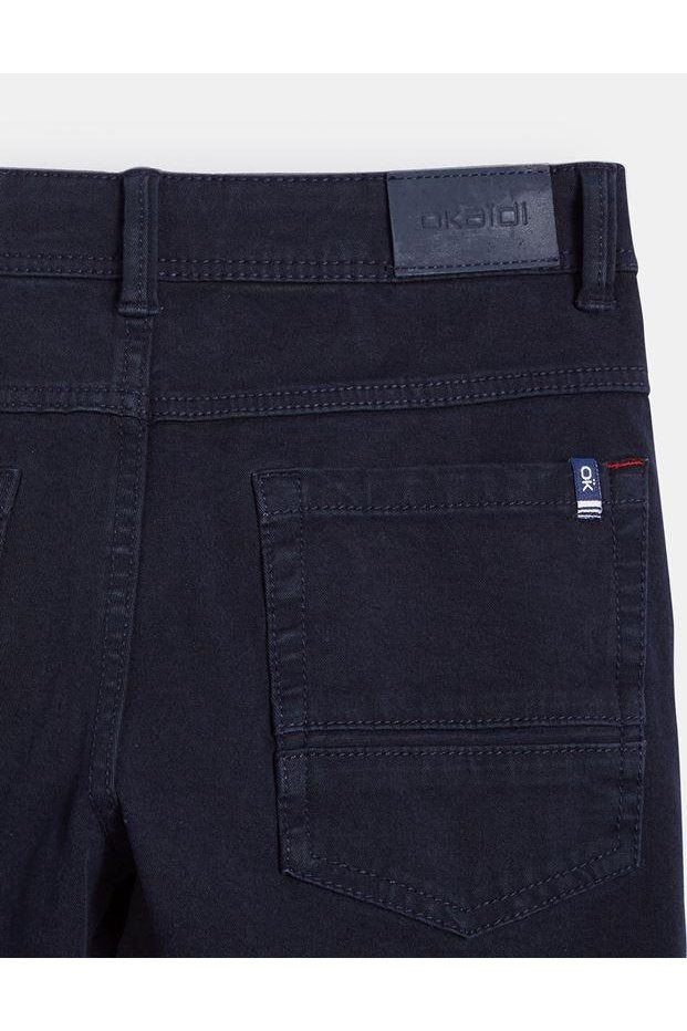 OKAIDI - מכנסי ג'ינס SLIM כחול כהה בנים - MASHBIR//365