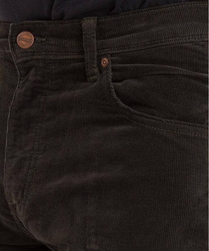 WRANGLER - מכנסי ג'ינס TEXAS SLIM ירוק כהה - MASHBIR//365