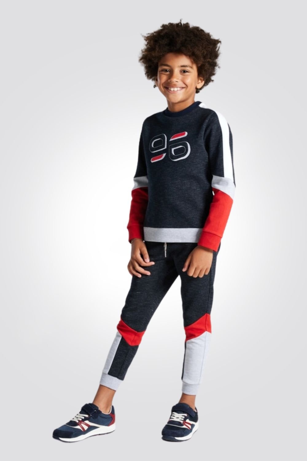 OKAIDI - מכנסי ג'וגינג משולשים כחולים - MASHBIR//365