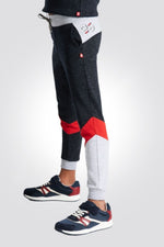 OKAIDI - מכנסי ג'וגינג משולשים כחולים - MASHBIR//365