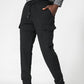 DELTA - מכנסי ג’וגר ארוכים דקים עם כיסי דגמ”ח בצבע שחור - MASHBIR//365