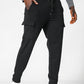 DELTA - מכנסי ג’וגר ארוכים דקים עם כיסי דגמ”ח בצבע שחור - MASHBIR//365 - 1