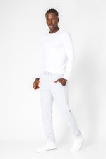 DELTA - מכנסי ג’וגר ארוכים דקים עם כיסים בצבע אפור - MASHBIR//365