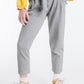 OKAIDI - מכנסי גזרה גבוהה עם חגורת קשירה צבע אפור - MASHBIR//365 - 2