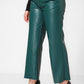 KENNETH COLE - מכנסי צ'ינו בצבע ירוק מטאלי - MASHBIR//365 - 1