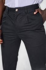 KENNETH COLE - מכנסי צ'ינו בצבע נייבי - MASHBIR//365