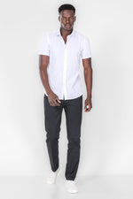 KENNETH COLE - מכנסי צ'ינו בצבע נייבי - MASHBIR//365