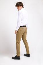 KENNETH COLE - מכנסי צ'ינו Grament Dye חאקי - MASHBIR//365