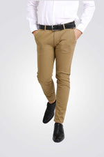 KENNETH COLE - מכנסי צ'ינו Grament Dye חאקי - MASHBIR//365