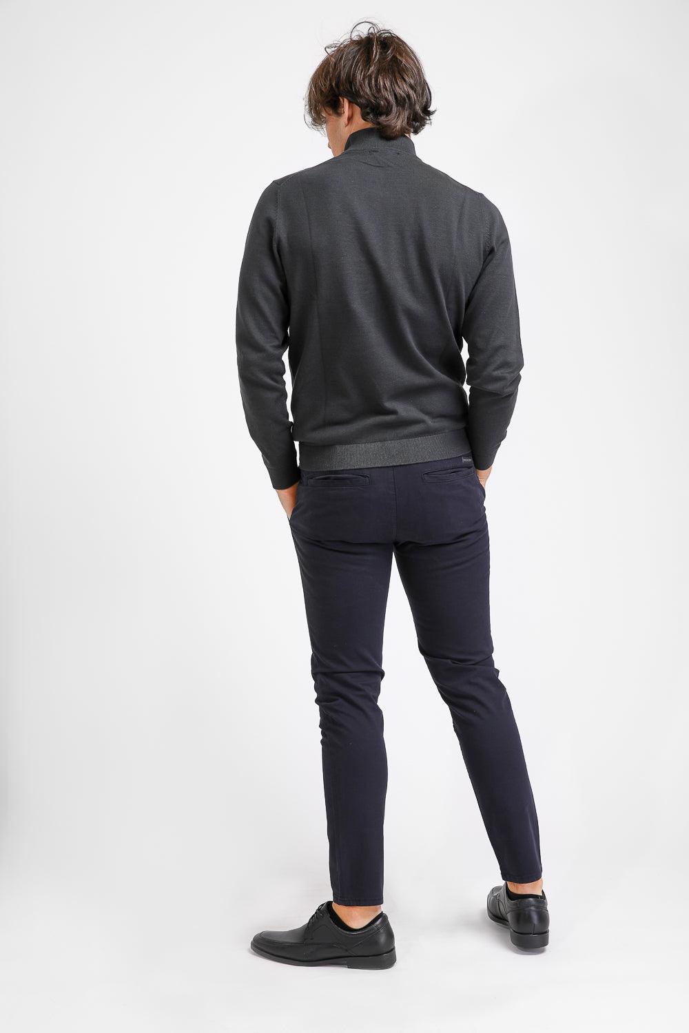 KENNETH COLE - מכנסי צ'ינו Grament Dye נייבי - MASHBIR//365