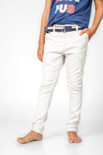 OKAIDI - מכנסי צ'ינו קנבס בצבע בז' לילדים - MASHBIR//365