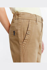 OKAIDI - מכנסי צ'ינו קנבס חומים לילדים - MASHBIR//365