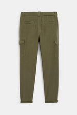 OKAIDI - מכנסי קנבס חאקי לילדות - MASHBIR//365