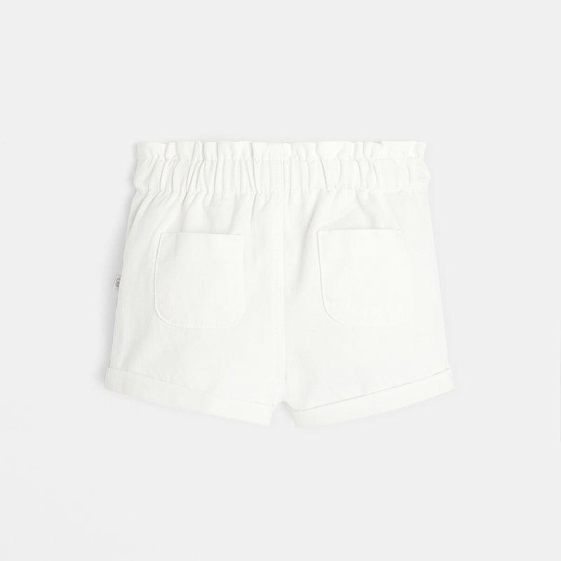 OBAIBI - מכנסי קנבס בצבע לבן לתינוקות - MASHBIR//365