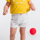 OBAIBI - מכנסי קנבס בצבע לבן לתינוקות - MASHBIR//365 - 2