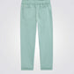 OKAIDI - מכנסי קנבס בגזרה גבוהה בצבע מנטה לילדות - MASHBIR//365 - 4