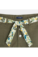 OKAIDI - מכנסי קנבס חגורה לילדות - MASHBIR//365