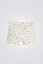 OKAIDI - מכנסי קנבס קצרים בהדפס פרחוני לילדות - MASHBIR//365