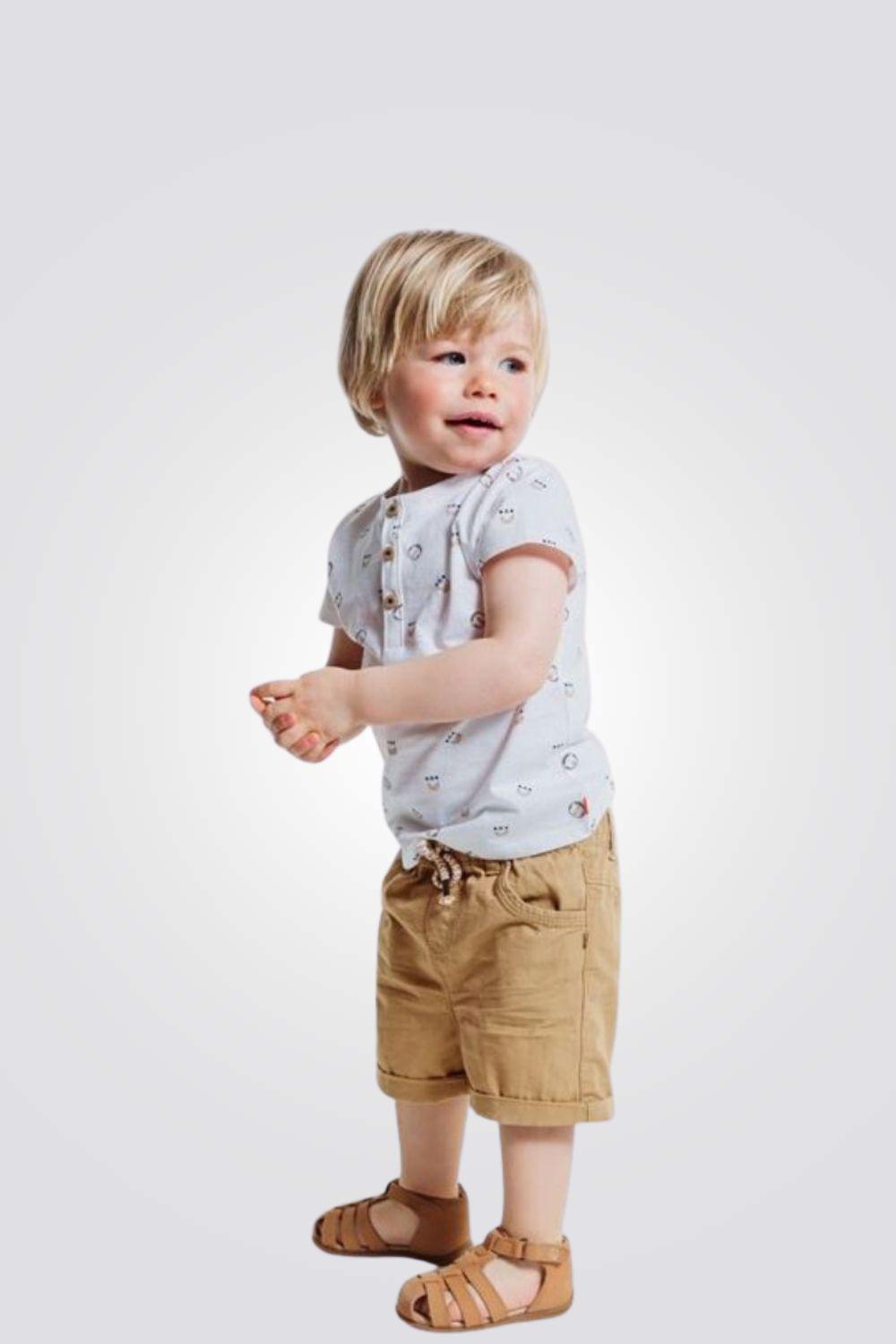 OBAIBI - מכנסי קנבס קצרים לתינוקות - MASHBIR//365