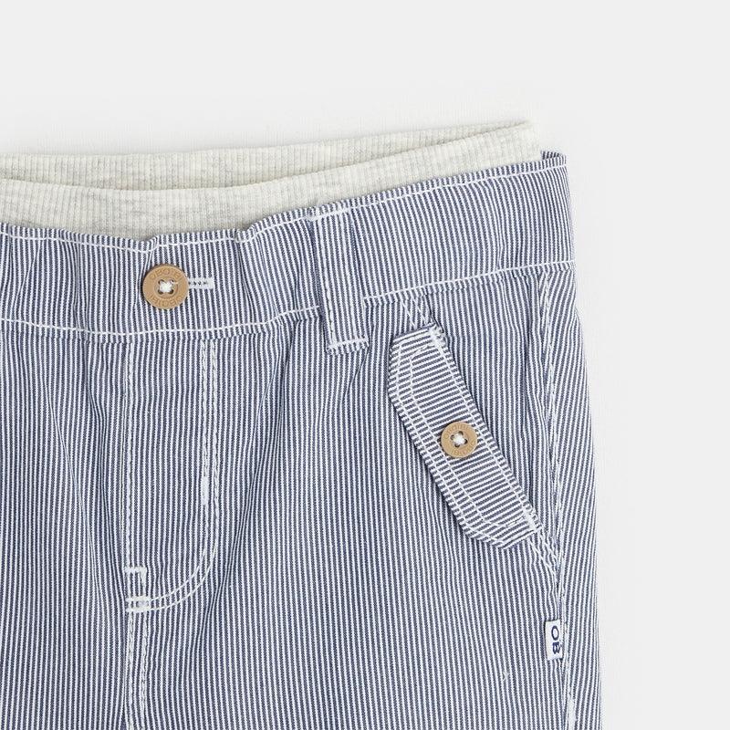 OBAIBI - מכנסי קנבס מתכווננים לתינוקות בנים - MASHBIR//365
