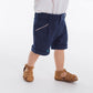 OBAIBI - מכנסי קנבס כחולים קצרים לתינוקות בנים - MASHBIR//365 - 2