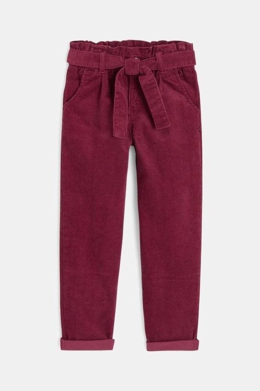 OKAIDI - מכנסי קורדרוי בצבע סגול לילדות - MASHBIR//365