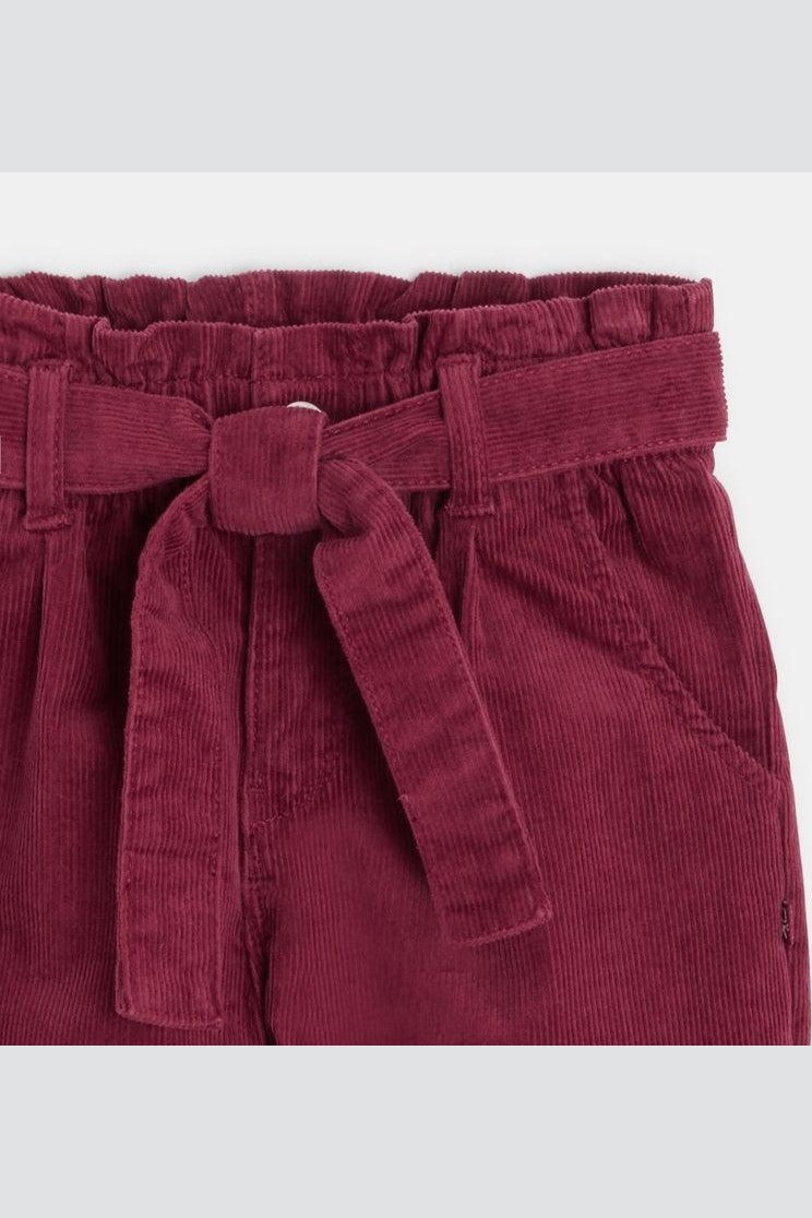 OKAIDI - מכנסי קורדרוי בצבע סגול לילדות - MASHBIR//365