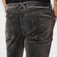 KENNETH COLE - מכנסי קורדרוי בצבע שחור מכובס - MASHBIR//365 - 4