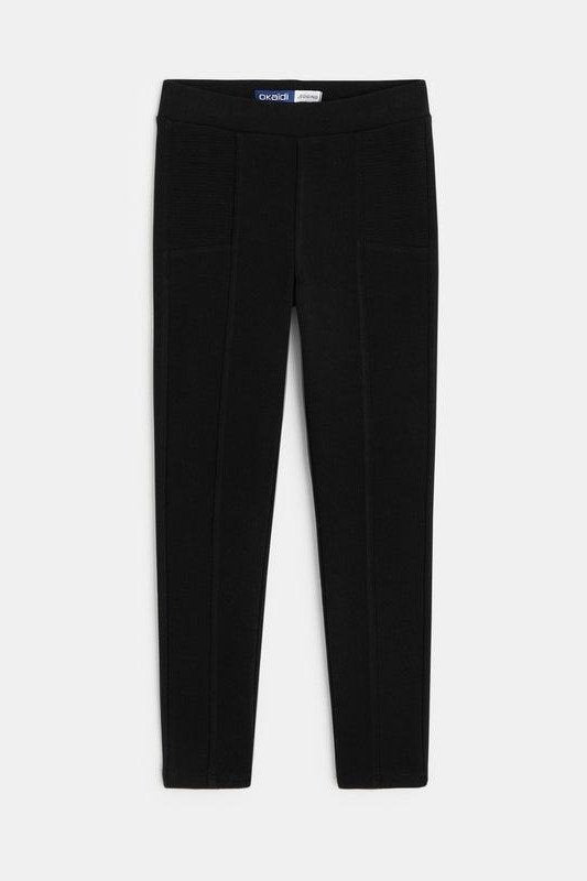 OKAIDI - מכנסי מילאנו בצבע שחור לילדות - MASHBIR//365