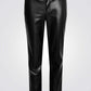 MORGAN - מכנסי נשים דמוי עור בצבע שחור - MASHBIR//365 - 2