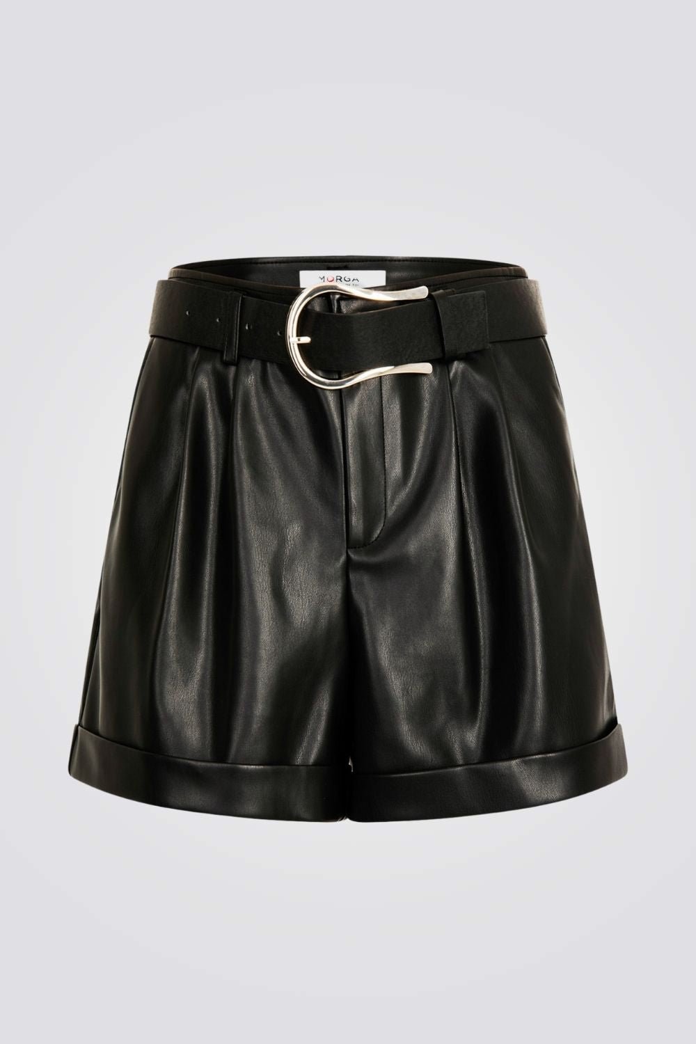 MORGAN - מכנסי נשים קצרים דמוי עור - MASHBIR//365
