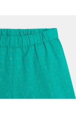 OKAIDI - מכנסי רקמה לילדות בצבע ירוק - MASHBIR//365