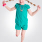 OKAIDI - מכנסי רקמה לילדות בצבע ירוק - MASHBIR//365 - 1