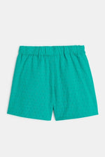 OKAIDI - מכנסי רקמה לילדות בצבע ירוק - MASHBIR//365