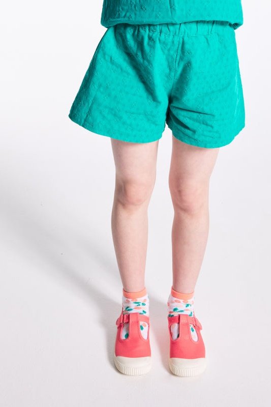 OKAIDI - מכנסי רקמה לילדות בצבע ירוק - MASHBIR//365
