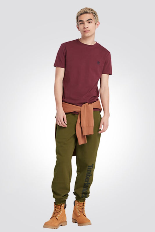 TIMBERLAND - מכנסי טרנינג בצבע ירוק - MASHBIR//365