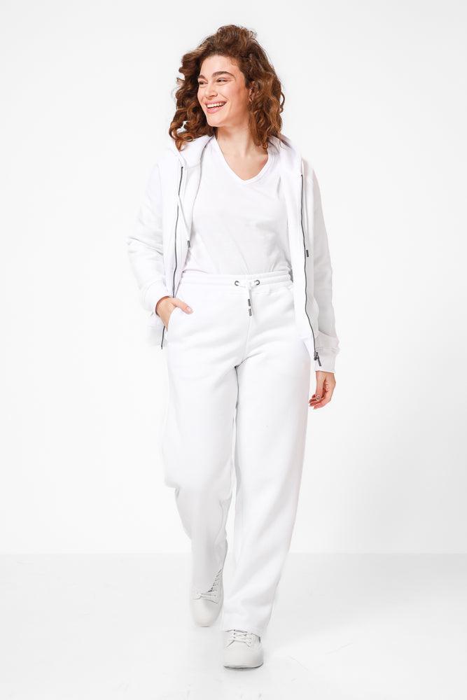 KENNETH COLE - מכנסי טרנינג בצבע לבן - MASHBIR//365