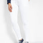 NAUTICA - מכנסי טרנינג בצבע לבן לוגו רקום - MASHBIR//365 - 1