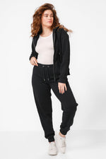 KENNETH COLE - מכנסי טרנינג בצבע שחור - MASHBIR//365