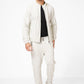 KENNETH COLE - מכנסי טרנינג בשילוב רשת בצבע קרם - MASHBIR//365 - 4