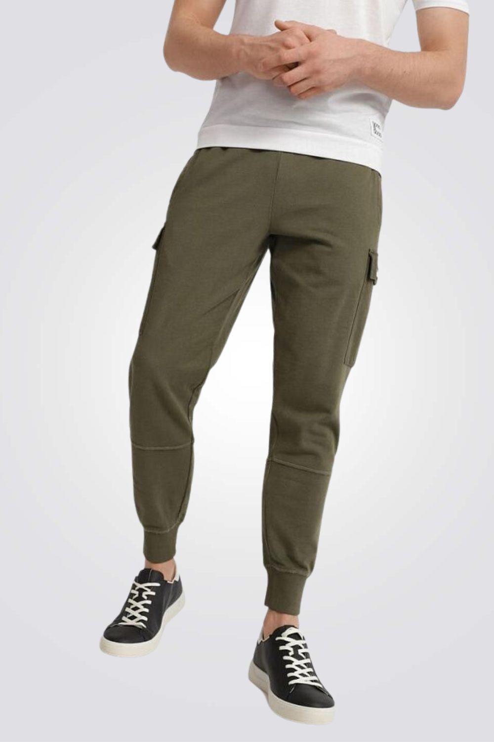 TIMBERLAND - מכנסי טרנינג GRAPE ירוק זית - MASHBIR//365