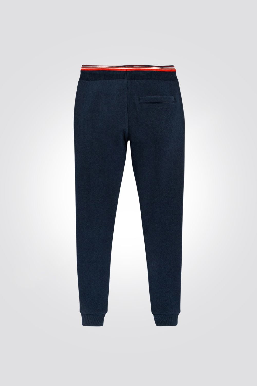 OKAIDI - מכנסי טרנינג לילדים בצבע כחול עם גומי כתום - MASHBIR//365