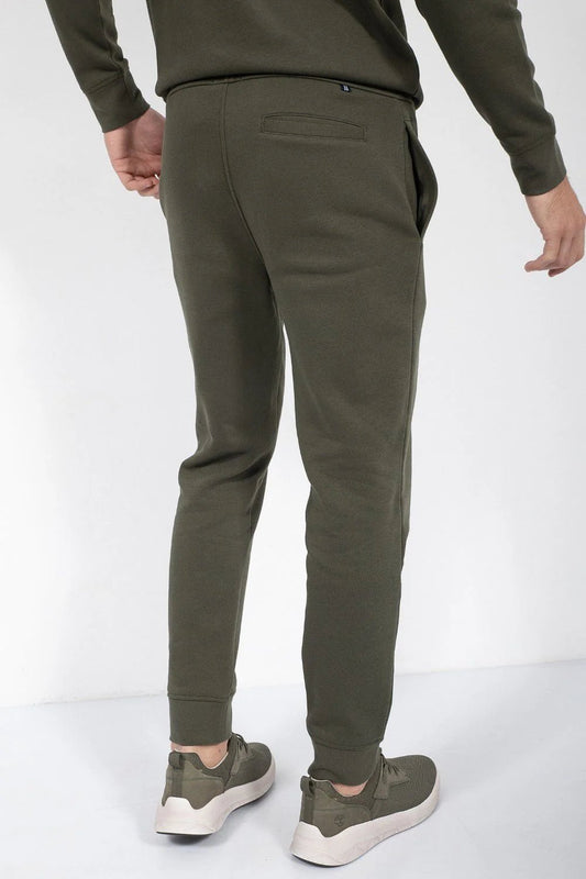 NAUTICA - מכנסי טרנינג לוגו ירוק זית - MASHBIR//365