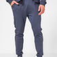 KENNETH COLE - מכנסי טרנינג עם פס כיתוב לוגו בצבע כחול - MASHBIR//365 - 1