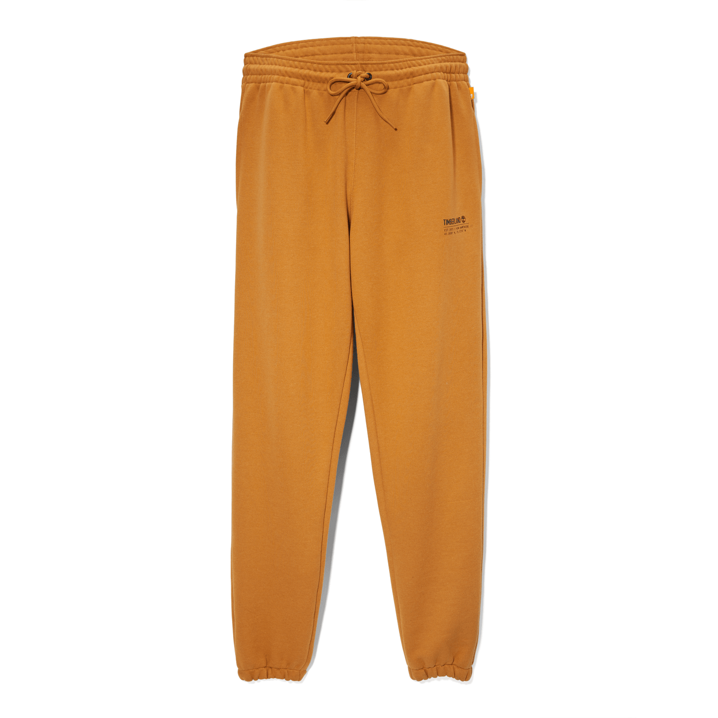 TIMBERLAND - מכנסי טרנינג עם הדפס לוגו צבע חרדל - MASHBIR//365