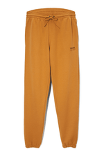 TIMBERLAND - מכנסי טרנינג עם הדפס לוגו צבע חרדל - MASHBIR//365