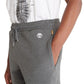 TIMBERLAND - מכנסי טרנינג עם לוגו המותג רקום בצד צבע אפור כהה - MASHBIR//365 - 2
