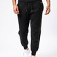 TIMBERLAND - מכנסי טרנינג עם לוגו המותג רקום בצד צבע שחור - MASHBIR//365 - 1