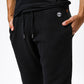 TIMBERLAND - מכנסי טרנינג עם לוגו המותג רקום בצד צבע שחור - MASHBIR//365 - 3