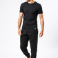 TIMBERLAND - מכנסי טרנינג עם לוגו המותג רקום בצד צבע שחור - MASHBIR//365 - 4